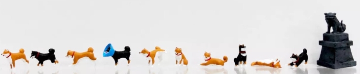KATO-Lemke K6-604 - H0 - Shiba Hunde